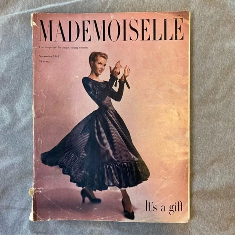 Vintage Mademoiselle Magazine November 1948 The Magazine For Smart Young Women
